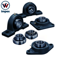 Slb Bearing Units - Cast Iron & Pressed Steel Plate Housing, Self-aligning Spherical Bearings With Synthetic Rubber Seals, Lubricated For Lifelong Performance