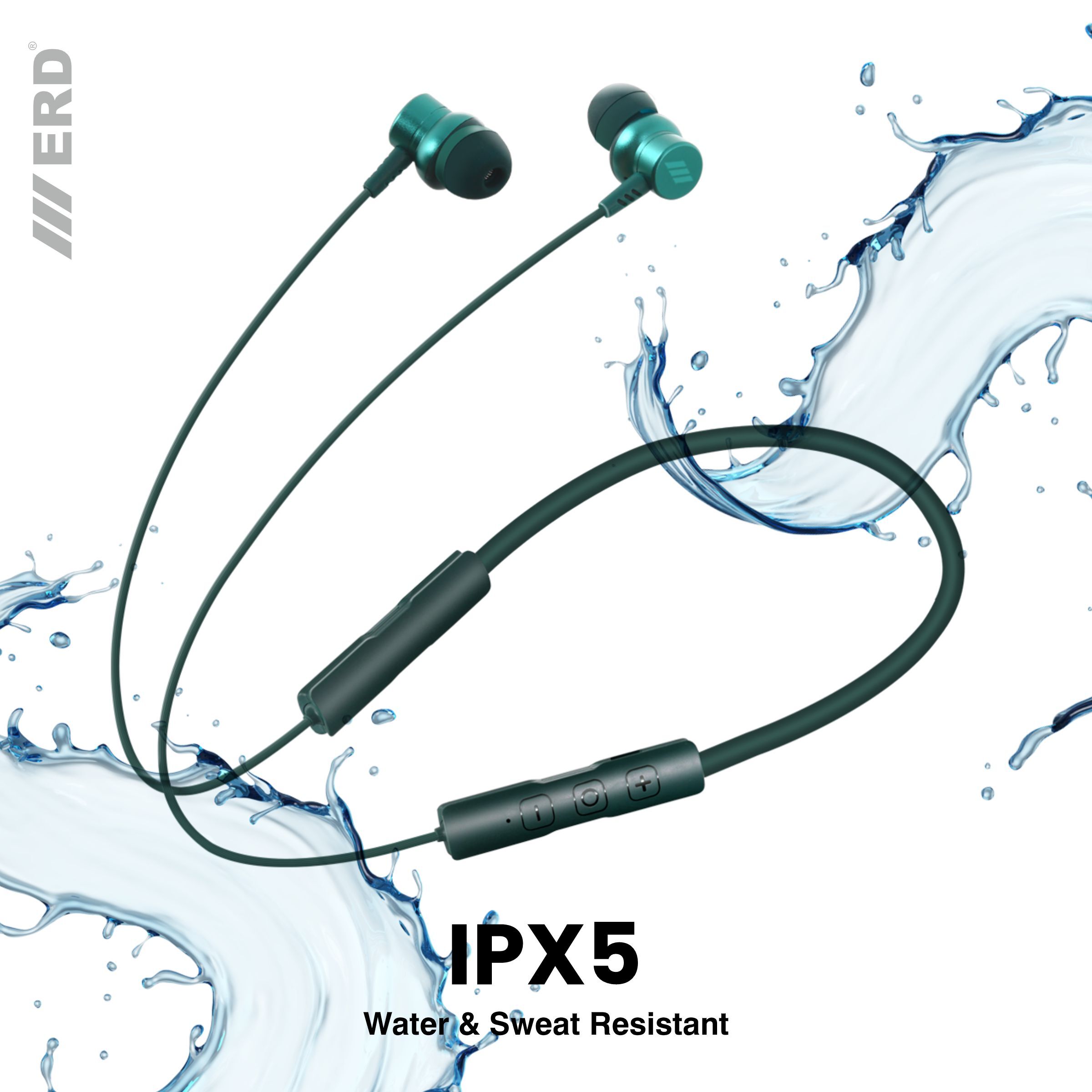 ERD WE-21 Pro Wireless Earphone (Midnight Green)