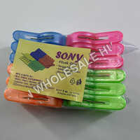 Sony Cloth Clips - Durable Pvc Plastic, Normal Size, Available In A Variety Of Colors | Secure Grip, Single Piece Quantity, Warranty Included
