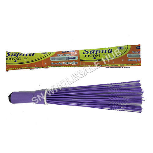 Sapna Plastic Broom - Color: Multicoloured