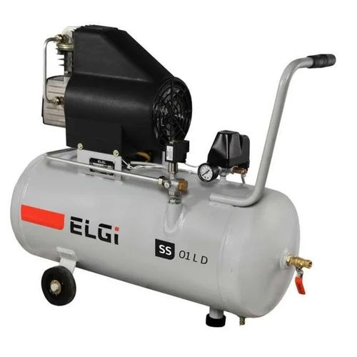 Lubricated Elgi Single Stage Direct Drive Piston Compressor