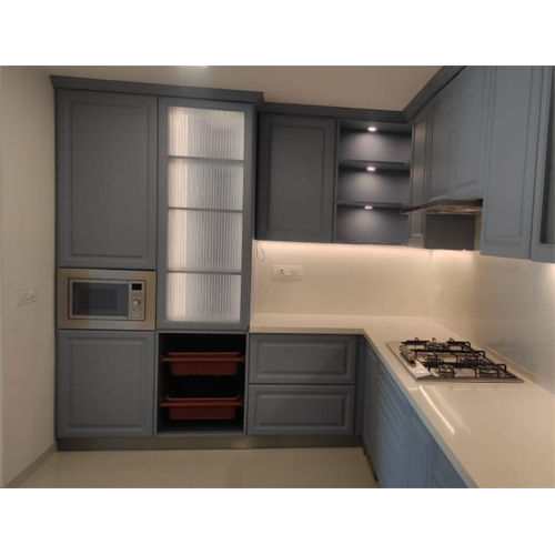 As Per Requirement Small Modular Kitchen