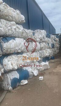 HDPE HMW Drums White and Blue