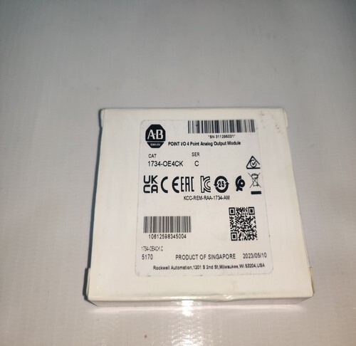 ALLEN-BRADLEY 1734-OE4CK ANALOG OUTPUT MODULE ( FACTORY SEAL )