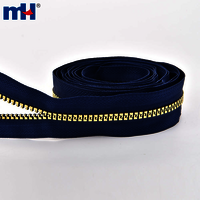 Plastic Long Zipper Chain No. 5 Music Teeth Vislon Plastic Zipper Roll Resin Zipper Made by Order No Stock