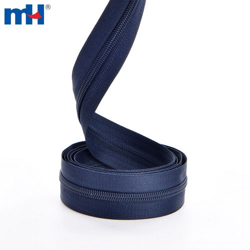 Nylon Zipper Long Chain 5 inch Continuous Nylon Zipper Chain Nylon Zipper Roll Wholesale