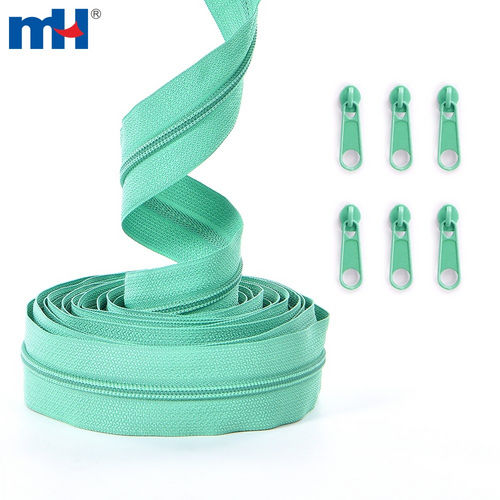 Continuous Zipper Nylon Chain Coil Nylon Zipper Chain No. 4 Nylon Zipper Roll Zipper Wholesale