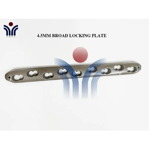 Silver 4.5mm Lcp Broad Locking Plate