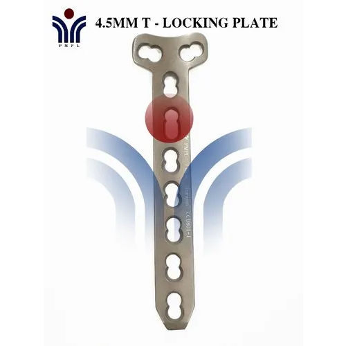 Silver 4.5Mm T- Locking Plate