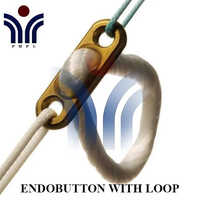 Golden Endobutton With Loop