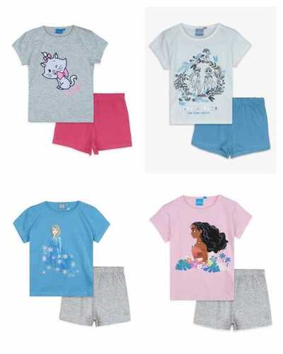 VAIANA GIRLS PRINTED SHORTY SET