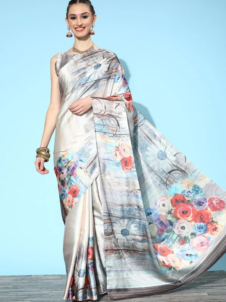 SURVEY Shree Pure Digital Printed Saree