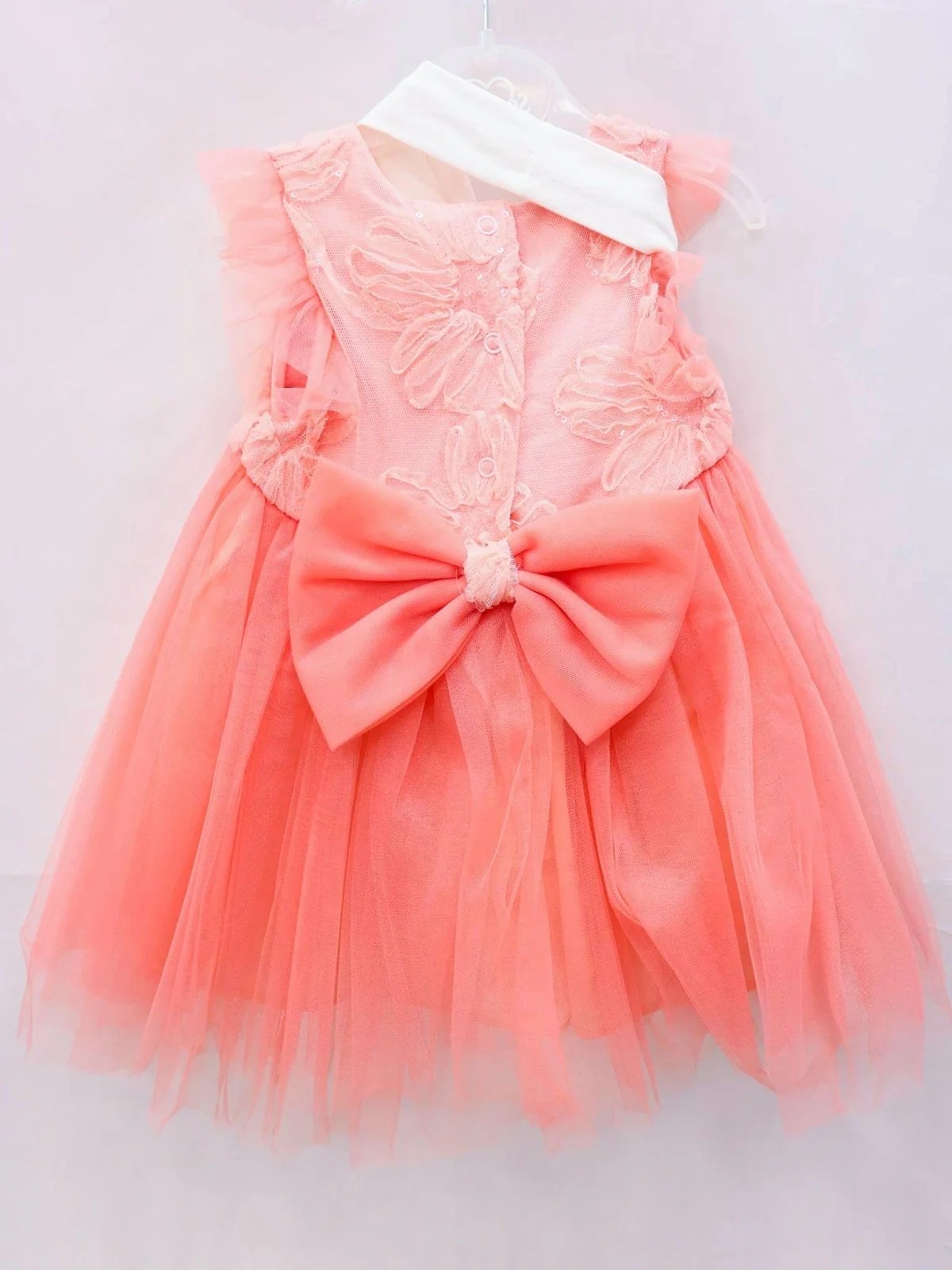 Fancy Girls Frock Pink Color