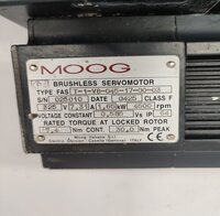 MOOG FAS T-1-V8-045-17-00-03 SERVO MOTOR
