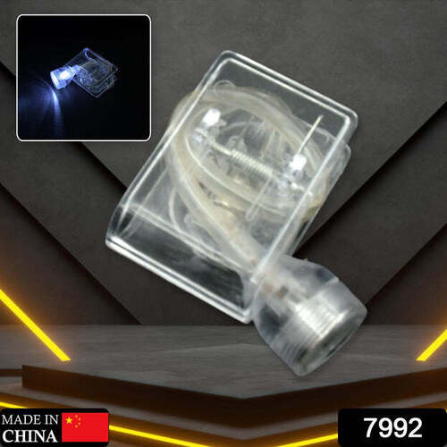 7992 CLIP LIGHT PORTABLE CLIP LIGHT TRANSPARENT CLIP LIGHT OUTDOOR BOX INDOOR USE