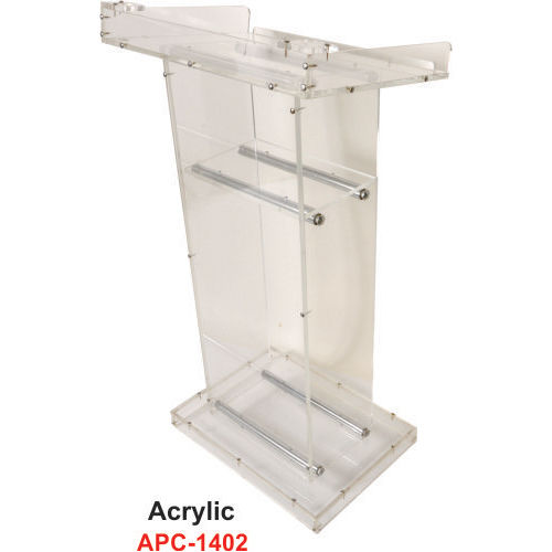 Acrylic podium stand