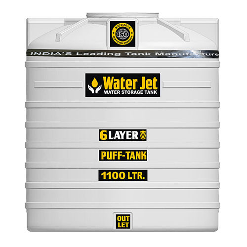 White 6 Layer Water Storage Tank