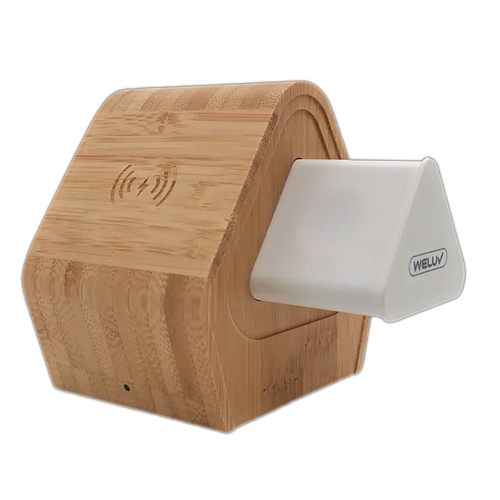 Solid Bamboo Wooden 3 In 1 Desktop Magnetic Wireless Charging Station Dimension (L*W*H): As Per Available Millimeter (Mm)