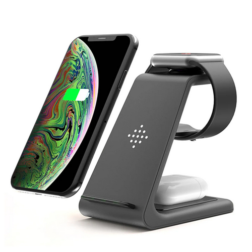 15W T3 Fast Wireless Charger With Stand 3-In-1 Qi Desktop Charger For Iphone Dimension (L*W*H): As Per Available Millimeter (Mm)