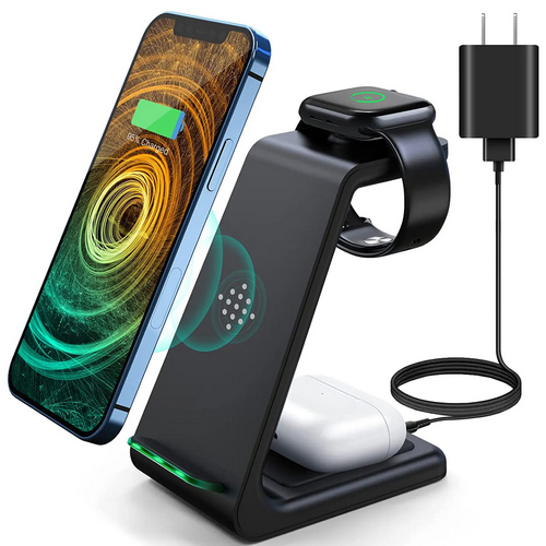 3 In 1 Wireless Charging Station Wireless Charger With Stand Dimension (L*W*H): As Per Available Millimeter (Mm)