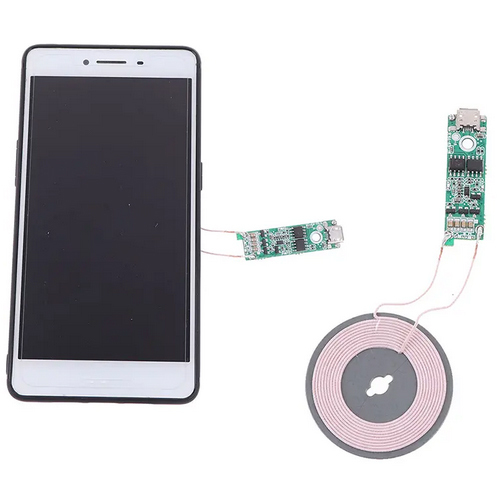 Metal 5W Qi Wireless Charger Chip Pcba Circuit Board Wireless Transmitter