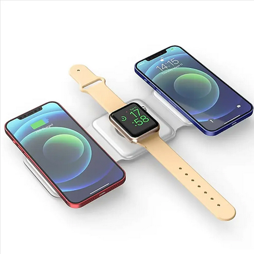 3 In 1 Wireless Charger Magnetic Foldable Charging Station Compatible With Iphone Dimension (L*W*H): As Per Available Millimeter (Mm)
