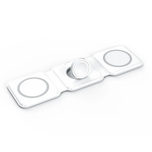 Magnetic Foldable 3 In 1 Mag-Safe Charger Fast Travel Wireless Charging Station For Iphone Dimension (L*W*H): As Per Available Millimeter (Mm)
