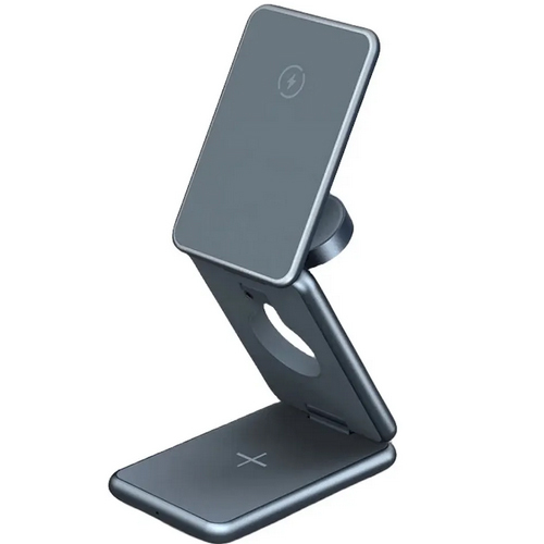 Foldable Multifunctional Qi Universal Aluminum 3 In 1 Magnetic Wireless Phone Charger Dimension (L*W*H): As Per Available Millimeter (Mm)