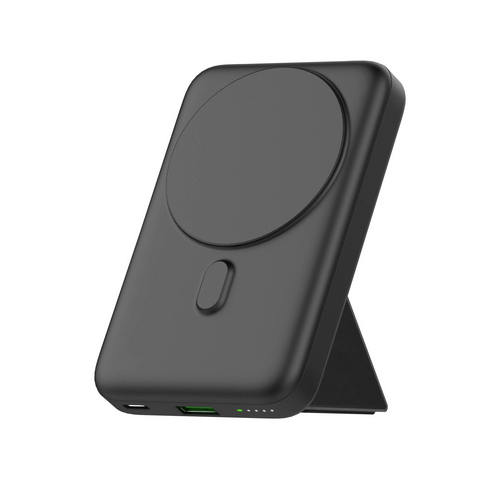 10000Mah Magnetic Mini Wireless Power Bank With Foldable Stand Body Material: Metal