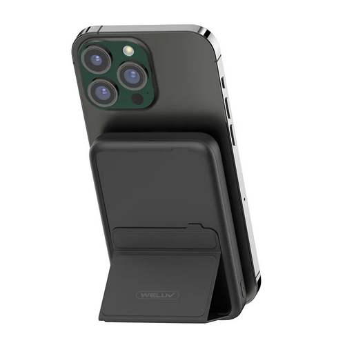 10000Mah Magnetic Power Bank Type-C Fast Charging Powerpack With Foldable Stand Body Material: Metal