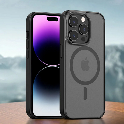 High Quality Frosted Translucent Matte Magnetic Back Case Cover Body Material: Plastic