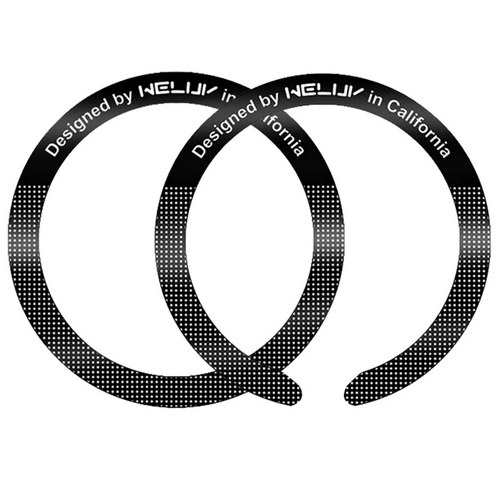 Black Mag-Safe Conversion Kit Magnetic Metal Ring Sticker