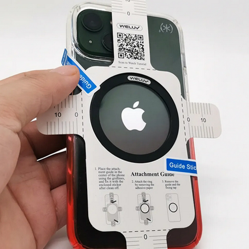 Mag Ring Circle Attachment - Metal Body Matte Black Finish | Perfect Accessory for Phone Cases