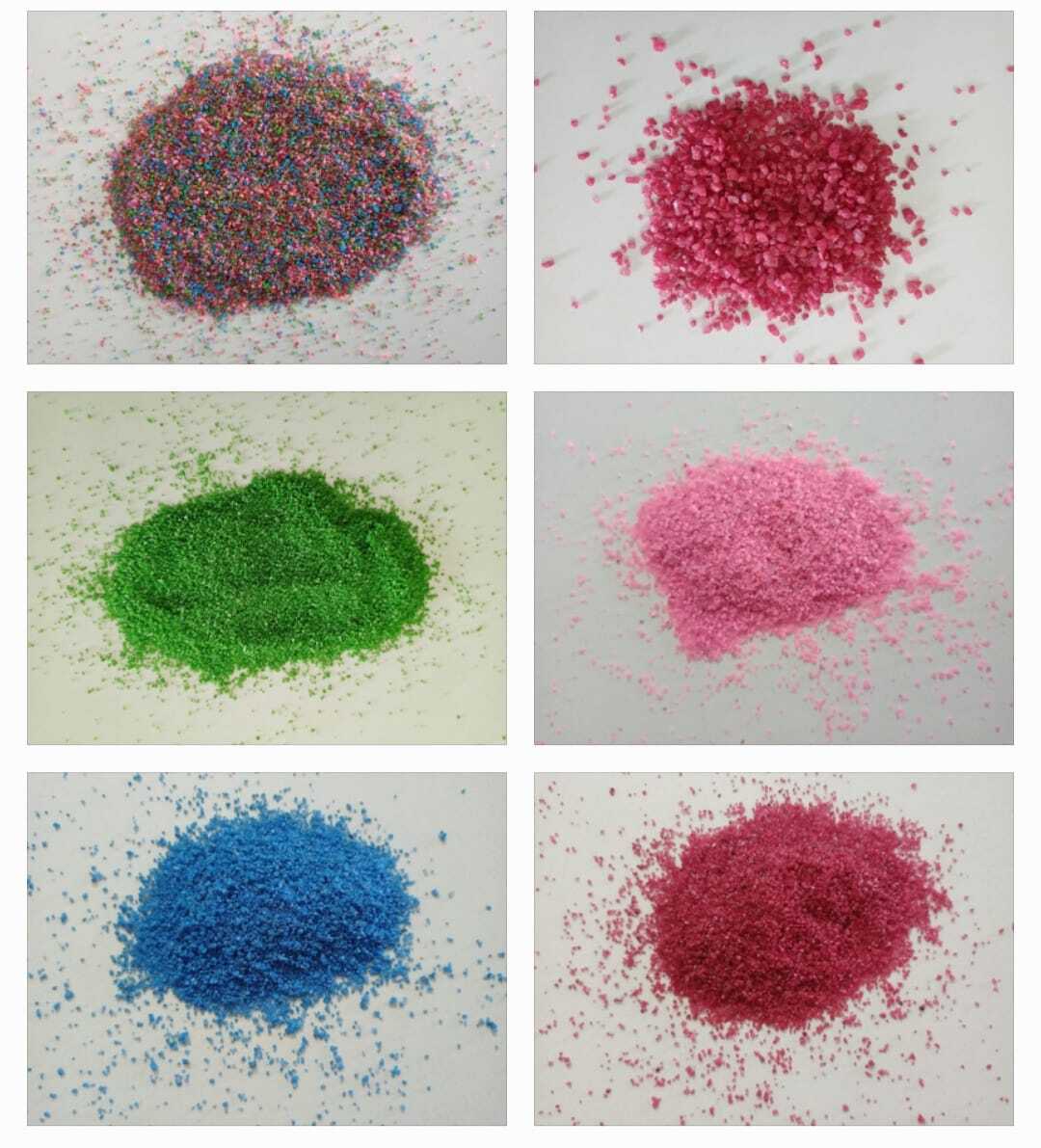 Color Coated Natural Sand for Textured Walls Grouting and Construction purpose Available in Many Colors
