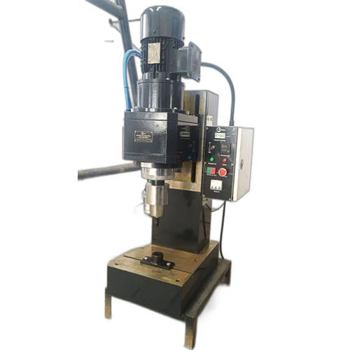 Semi Automatic Orbital Riveting Machine For Castor Wheel Riveting