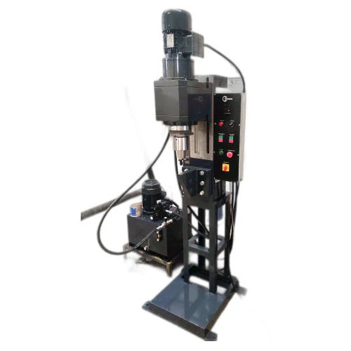 Semi Automatic Pedestal Type Orbital Riveting Machine