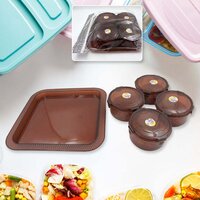 ELEGANCE TRAY PLASTIC AIRTIGHT 4 PIECES STORAGE CONTAINER