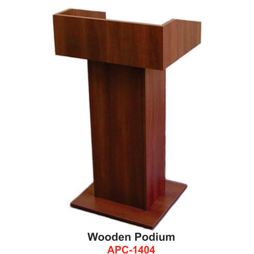 Wood podium Speech  stand