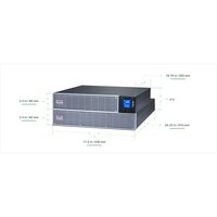 APC  Make 1 KVA 1:1 Phase Rack Mountable Easy On-Line UPS