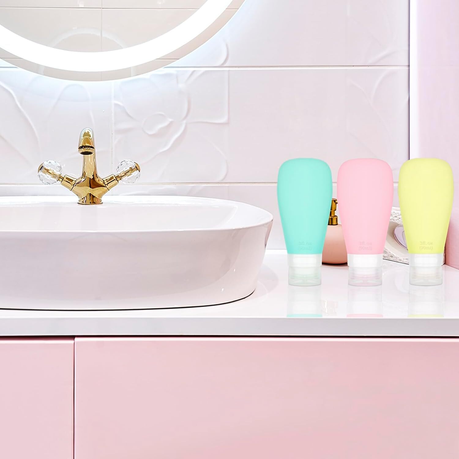 Silicone Sqeeze Bottle 3 pieces