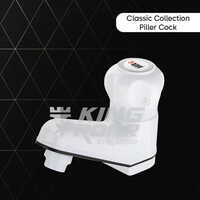 Piller Cock Bib Tap (classic Series Pp Handle) - Color: White