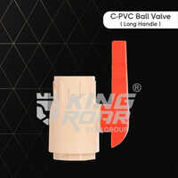1 Inch Kingroar Cpvc Ballvalve Longhandle - Application: Industrial Flow Control