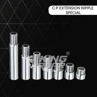 Ss Extension Nipple (kingroar) 1 To 6 Inch - Color: Silver