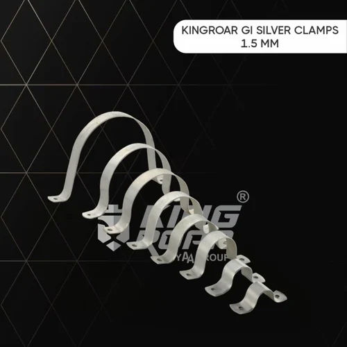 Gi Saddle Clamp (Kingroar) Gi Golden And Silver (1mm And 1.5mm Available) Size 1-2 To 4 Inch