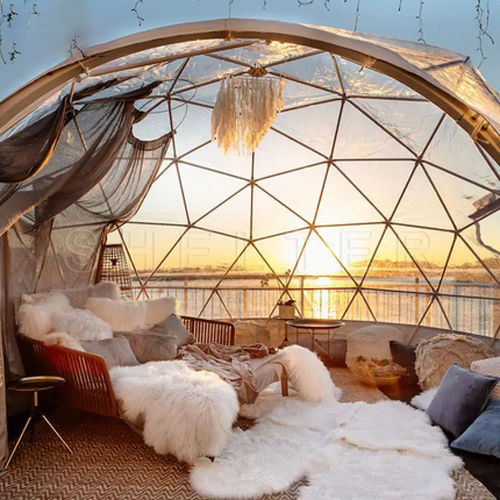 Clear Glamping Pvc Igloo Dome