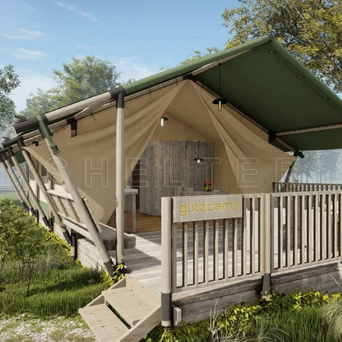Outdoor Camping Hotel Luxury Resort Safari Tent With Waterproof Canvas