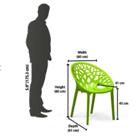 Nilkamal Crystal PP Chair