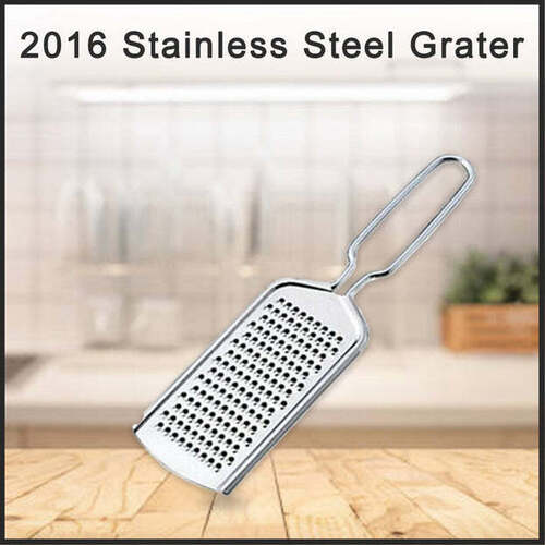 STAINLESS STEEL GRATER NUTMEG CHEESE CITRUS ZEST ZESTER GRATER