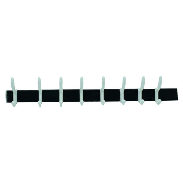 7584 CLOTH HANGER WALL DOOR HOOKS RAIL FOR HANGING CLOTHES FOR HANGING HOOK RACK RAIL