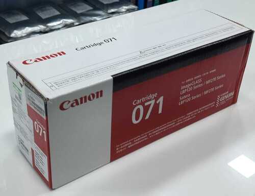 Canon 071 Black Toner Cartridge - For Use In: Imageclass Lbp120 / Mf270 Series Satera Lbp120 / Mf270 Series